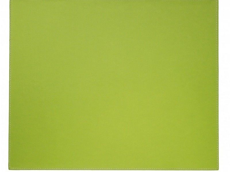 Green Faux Leather Placemats