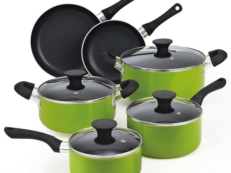 Green Pots And Pans