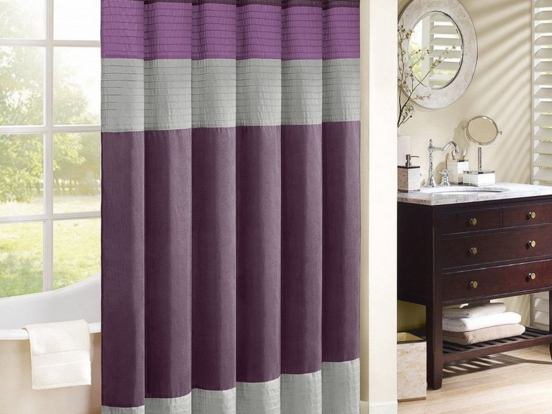 Grey And Purple Bathroom Accessories