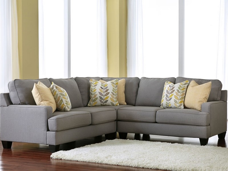 Grey Microfiber Sectional