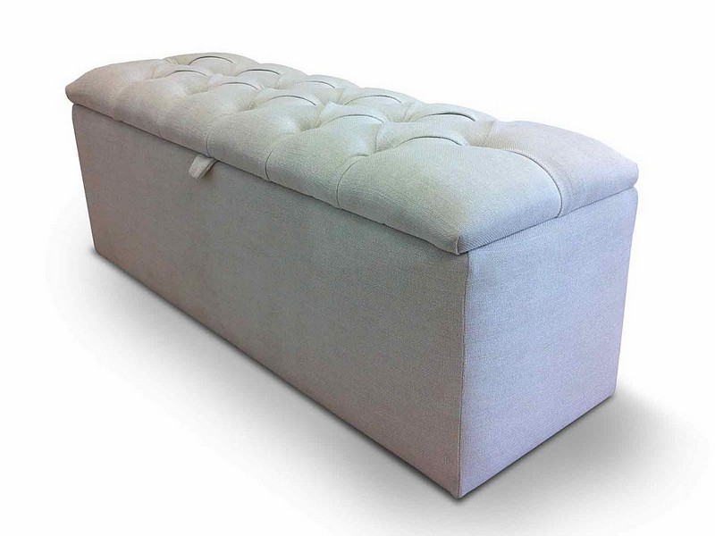 Grey Storage Ottoman Canada