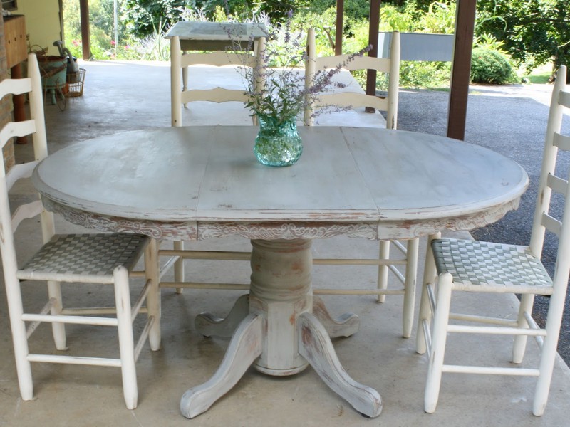 Grey Weathered Dining Table