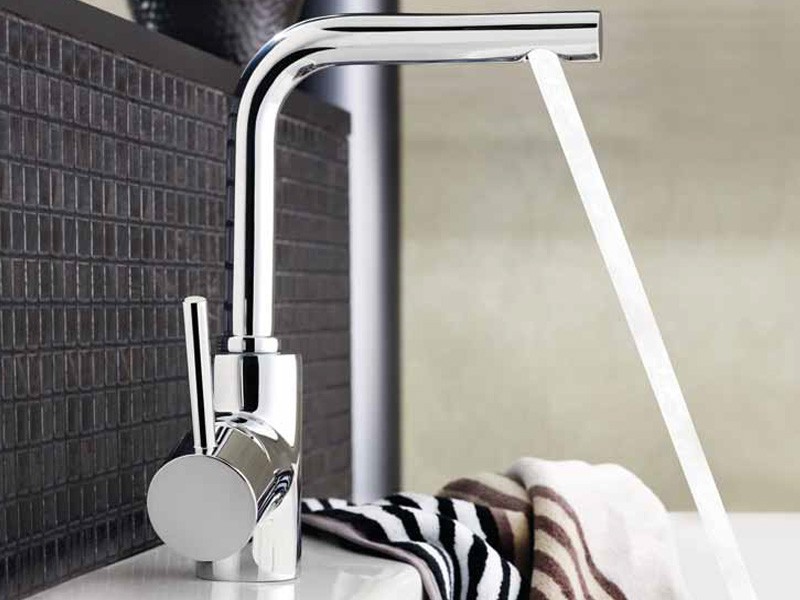 grohe single hole bathroom sink faucet salight chrome