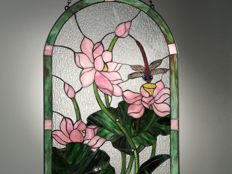 Hanging Stained Glass Panels