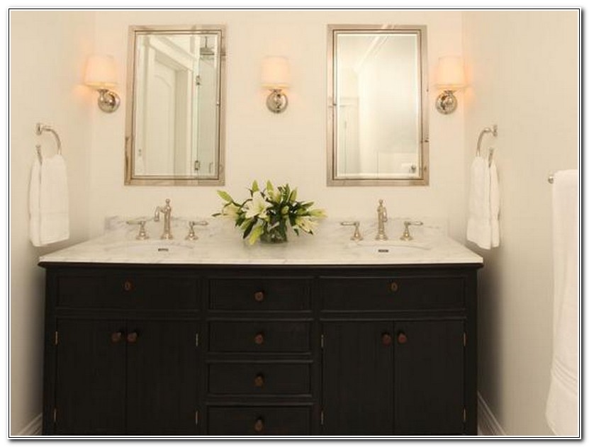 Height Of Bathroom Vanity Sconces