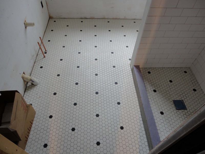 Hexagon Bathroom Floor Tiles