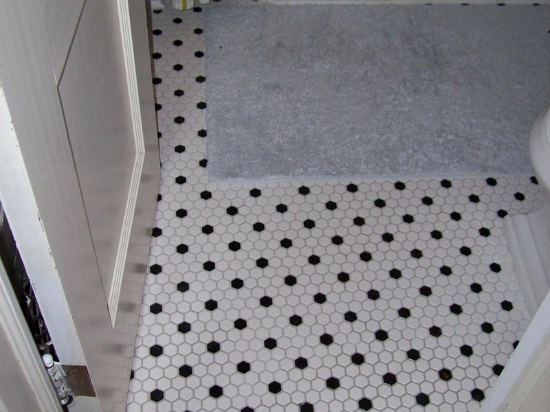 Hexagon Bathroom Tile Designs