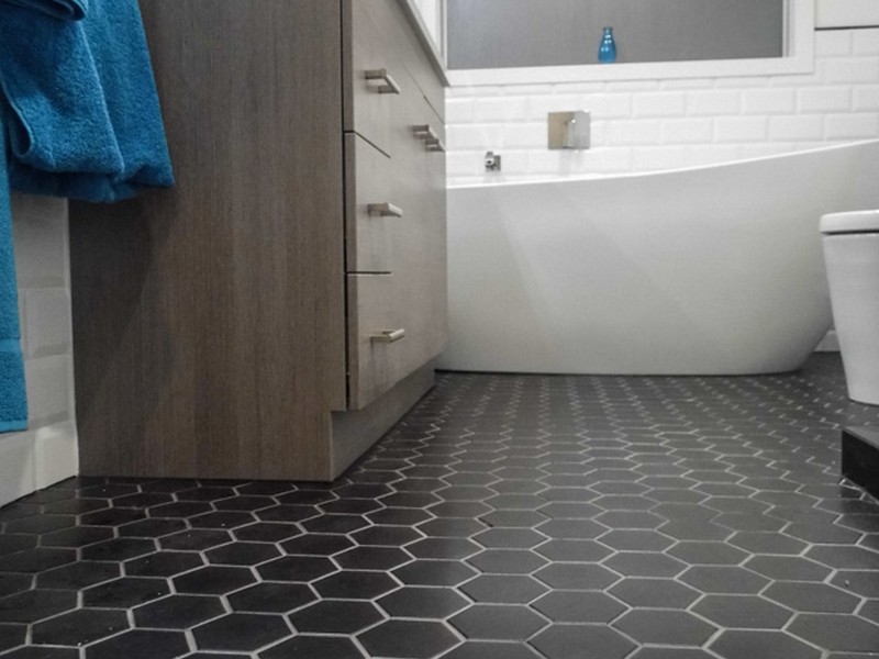 Hexagon Bathroom Tiles