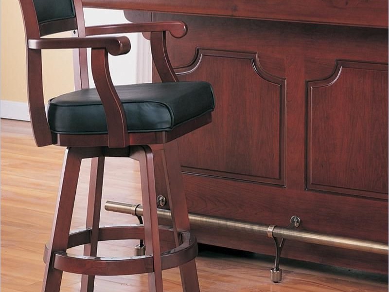 High Back Bar Stools With Arms