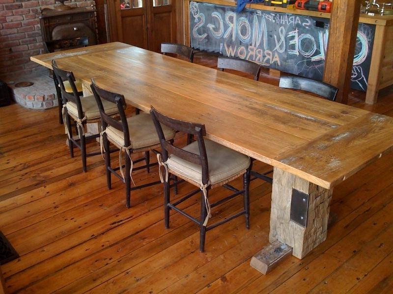 Homemade Rustic Dining Table