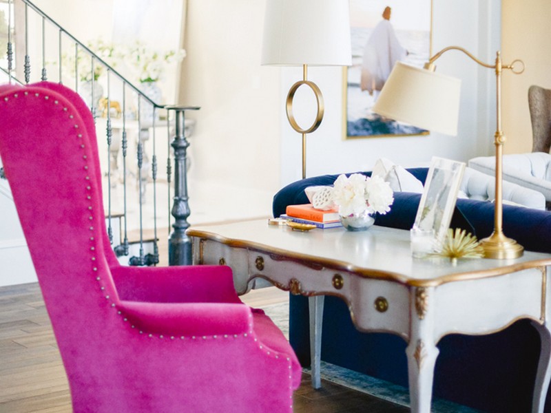 Hot Pink Accent Chairs