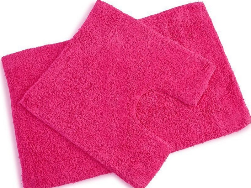 Hot Pink Bathroom Rugs