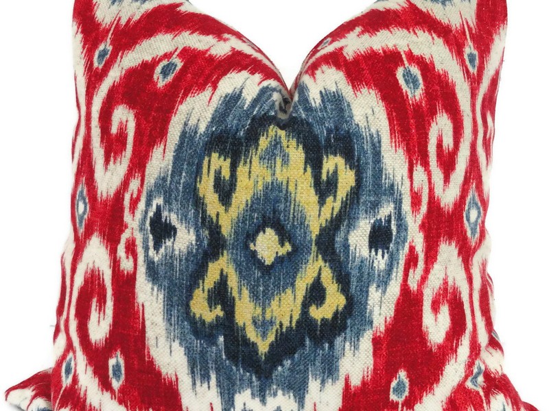 Ikat Throw Pillows