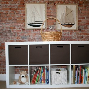 Ikea Bookcase With Baskets