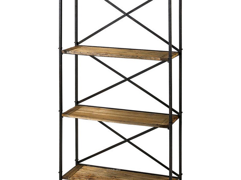 Ikea Metal And Wood Bookshelf