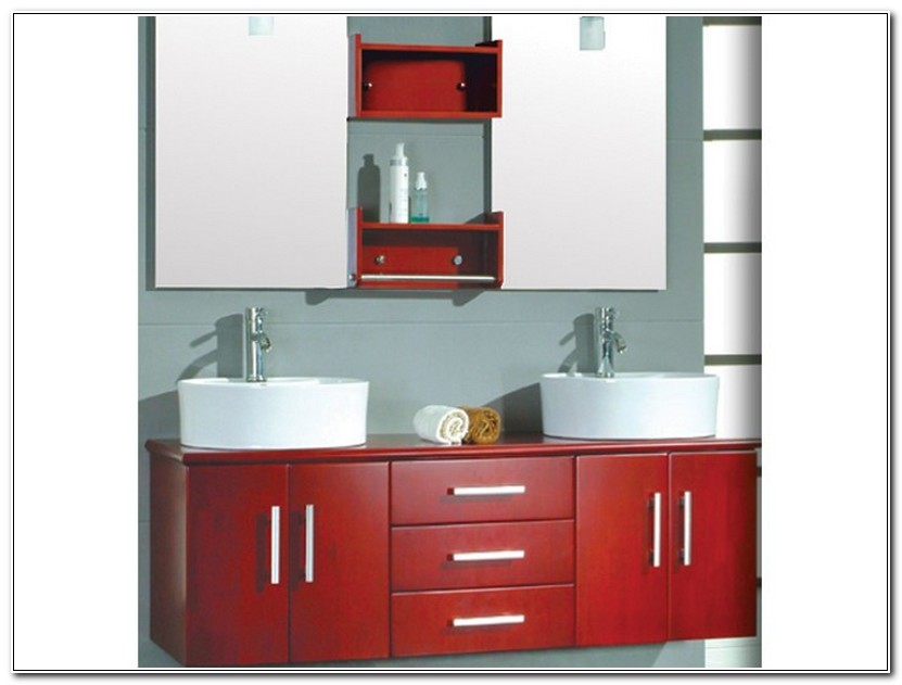 Ikea Red Bathroom Vanity