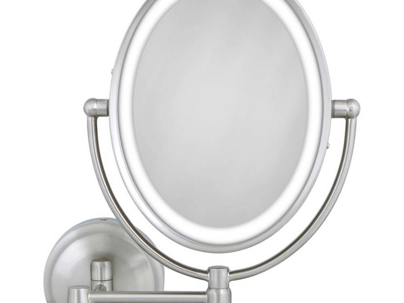 Illuminated Bathroom Mirror With Magnifier