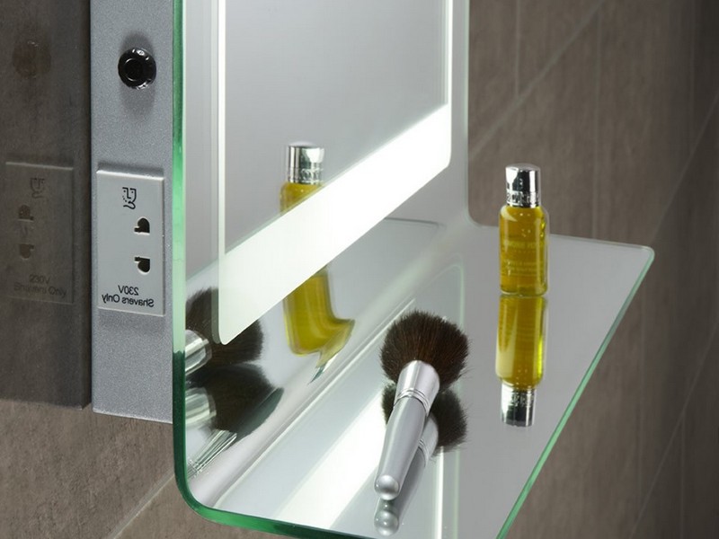 Illuminated Bathroom Mirror With Shelf