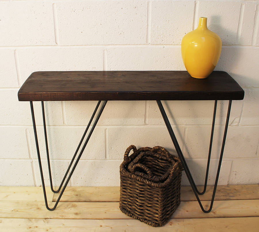 Industrial Console Table