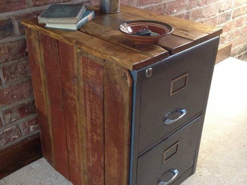 Industrial File Cabinet Vintage