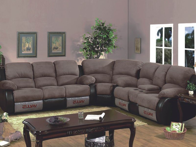 Italian Leather Recliner Sofa Set