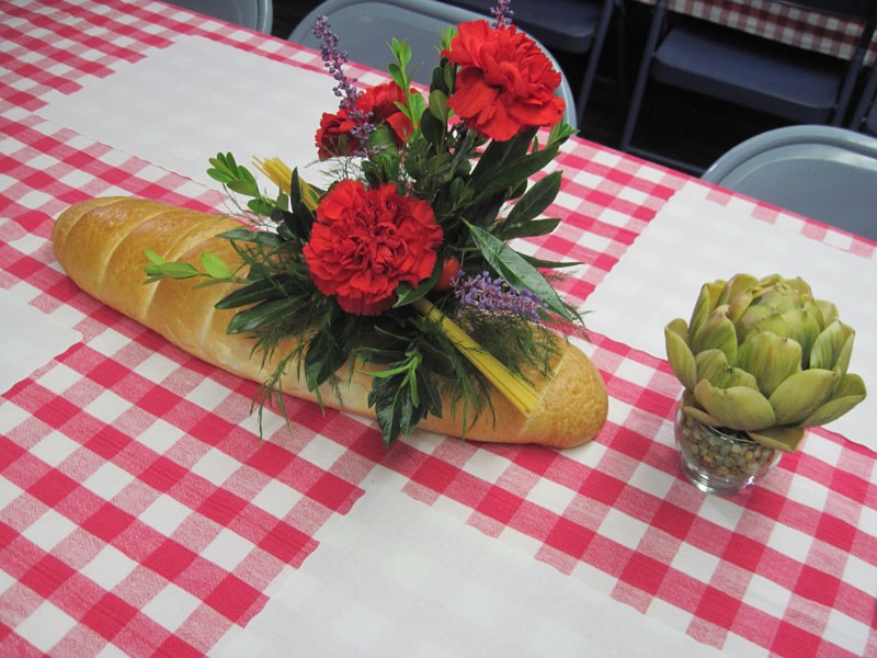 Italian Table Decorations