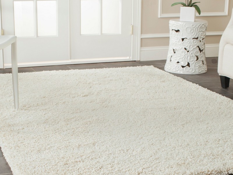 Ivory Shag Rug