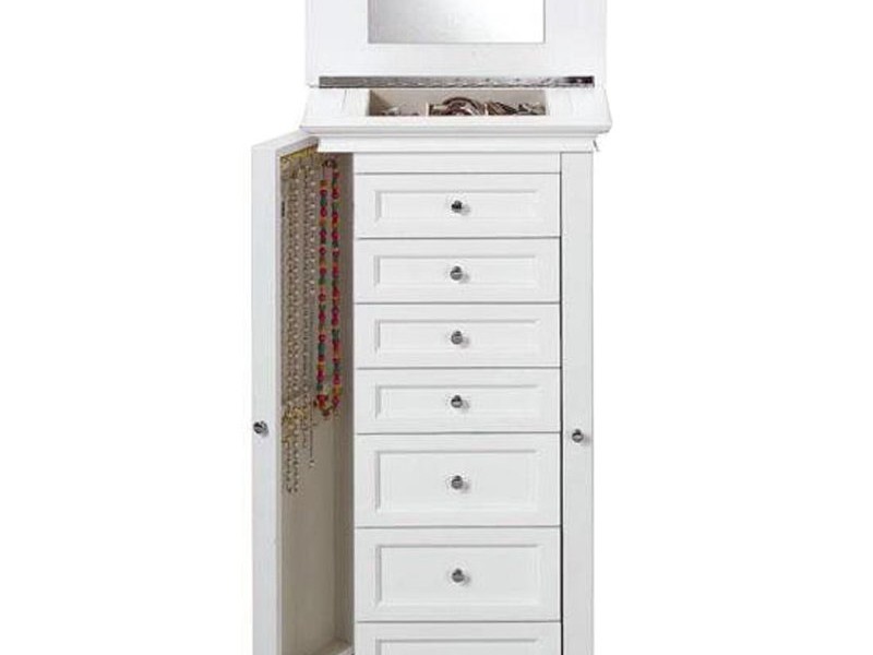 Jewelry Armoire White