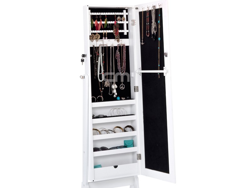 Jewelry Armoire With Full Length Mirror