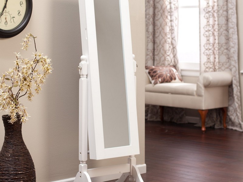 Jewelry Armoire With Mirror