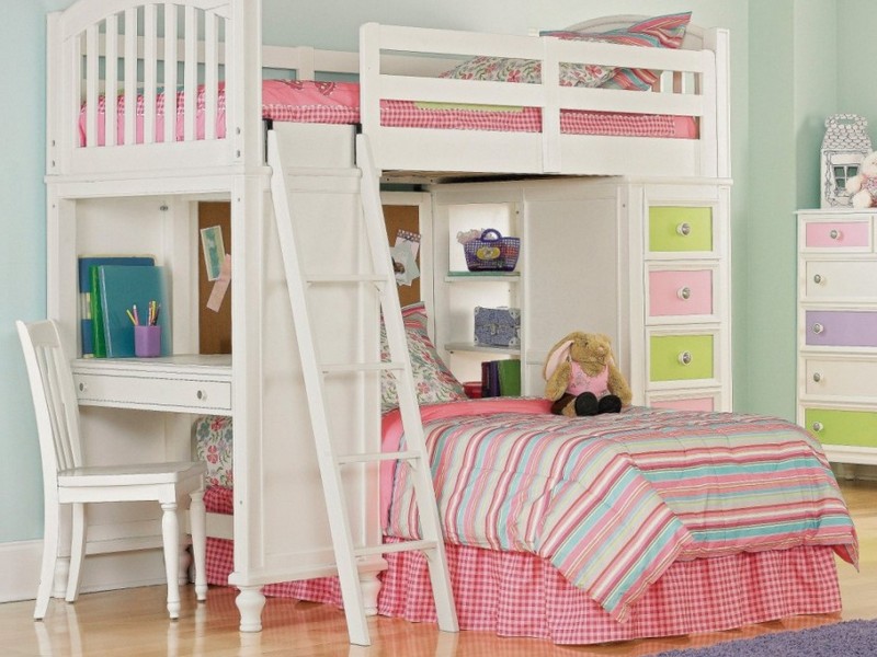 Junior Loft Bed White