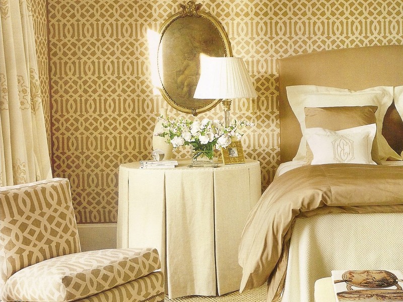 Kelly Wearstler Imperial Trellis Wallpaper