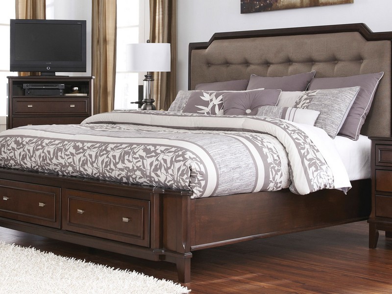 King Headboard With Storage Compartment