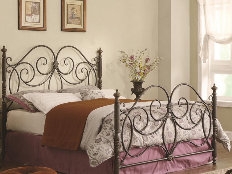 King Size Metal Headboard And Footboard