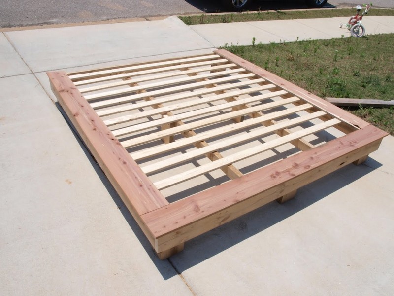King Size Platform Bed With Storage Plans