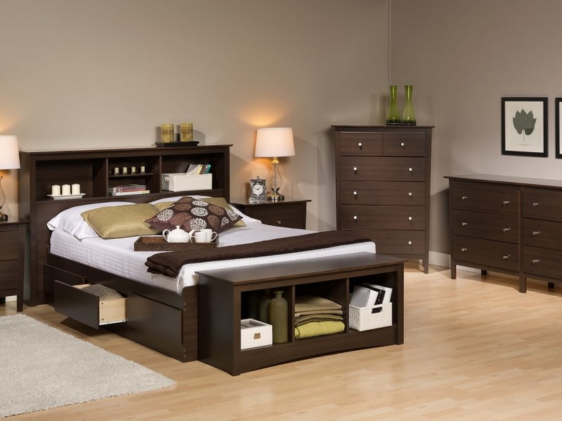 King Size Sleigh Bed With Storage Drawers