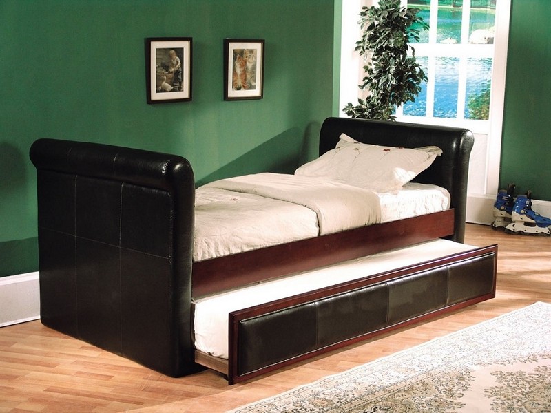 King Sleigh Bed With Drawers