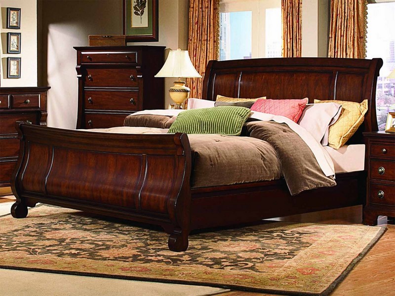 King Sleigh Bedroom Furniture Sets