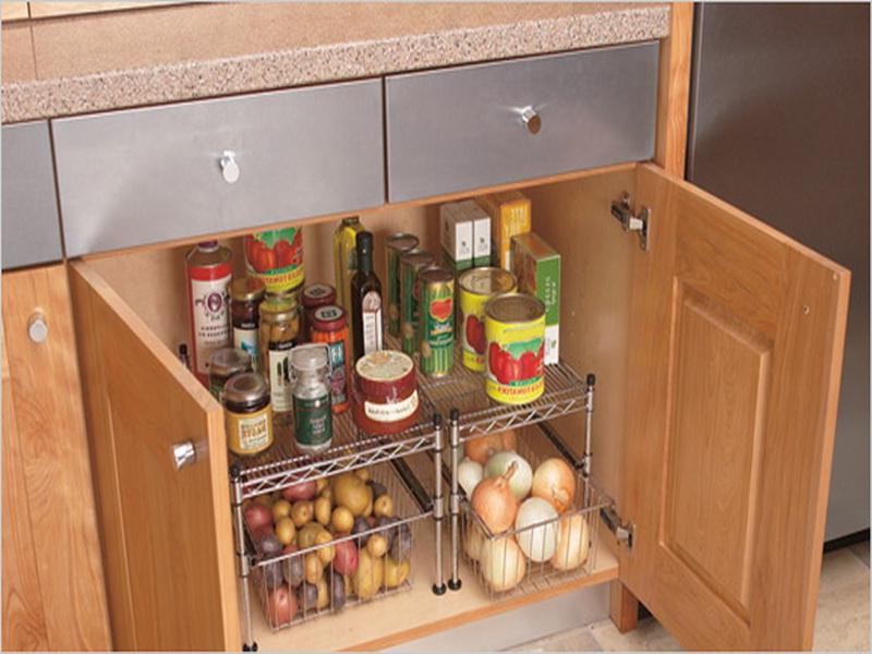 Kitchen Cabinet Shelf Organizers