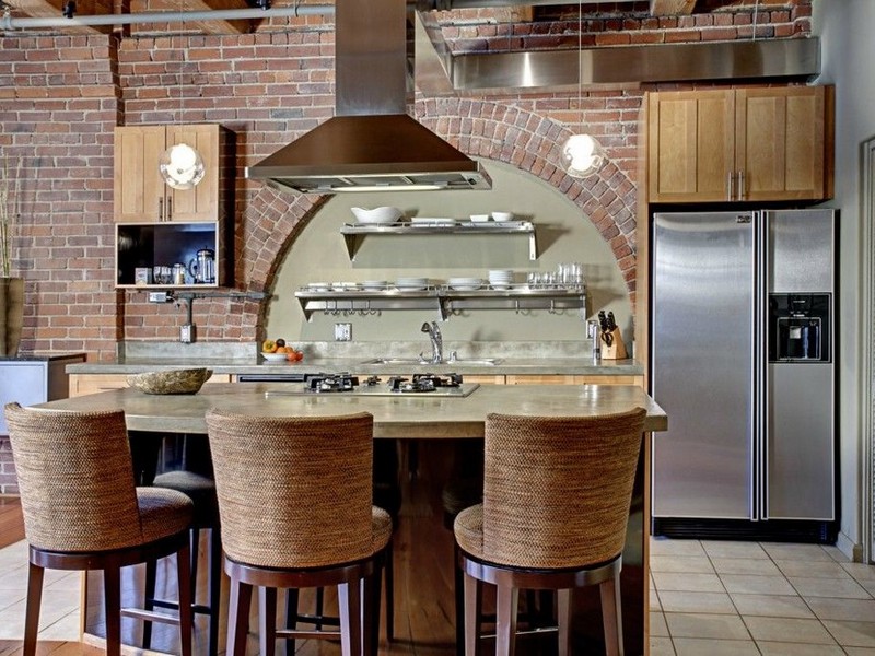 Kitchen Island Stools With Backs And Arms