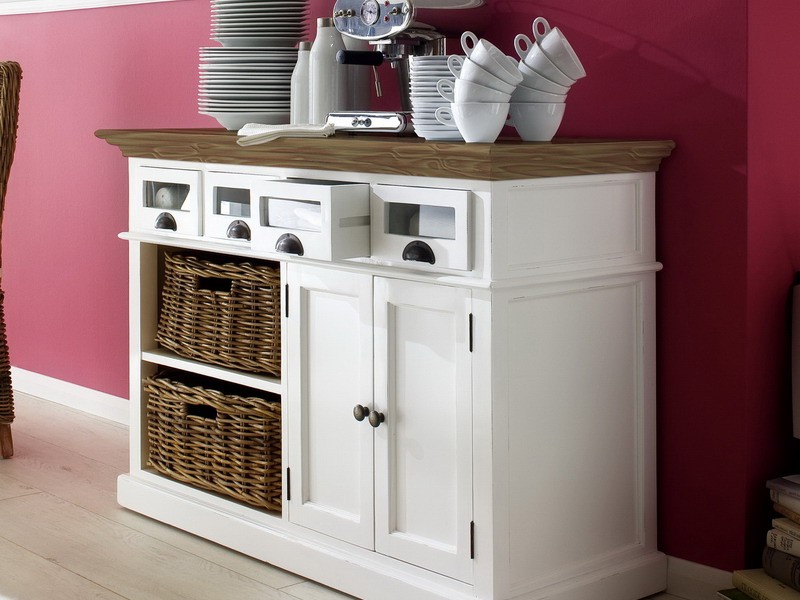 Kitchen Sideboard With Hutch