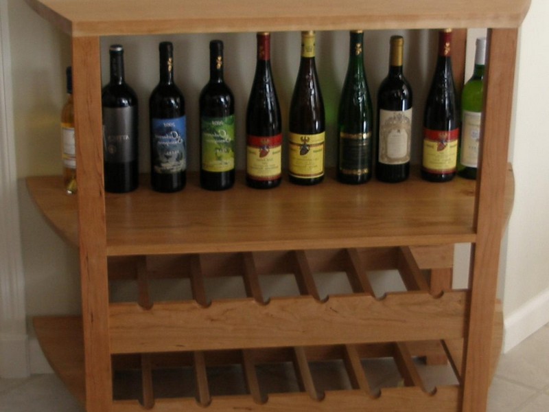 Kitchen Sideboard With Wine Rack