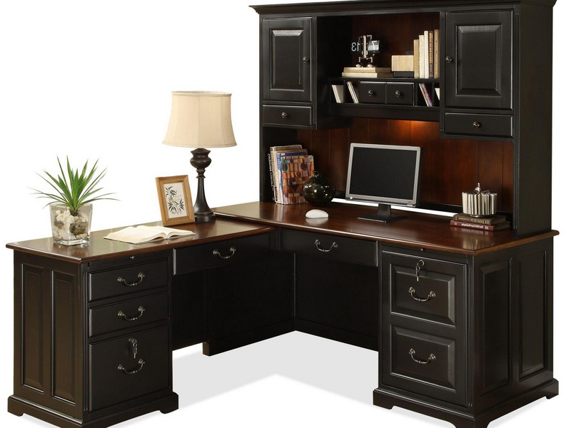 L Shaped Office Desks With Hutch