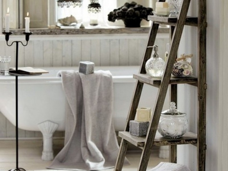 Ladder Towel Rack Bathroom