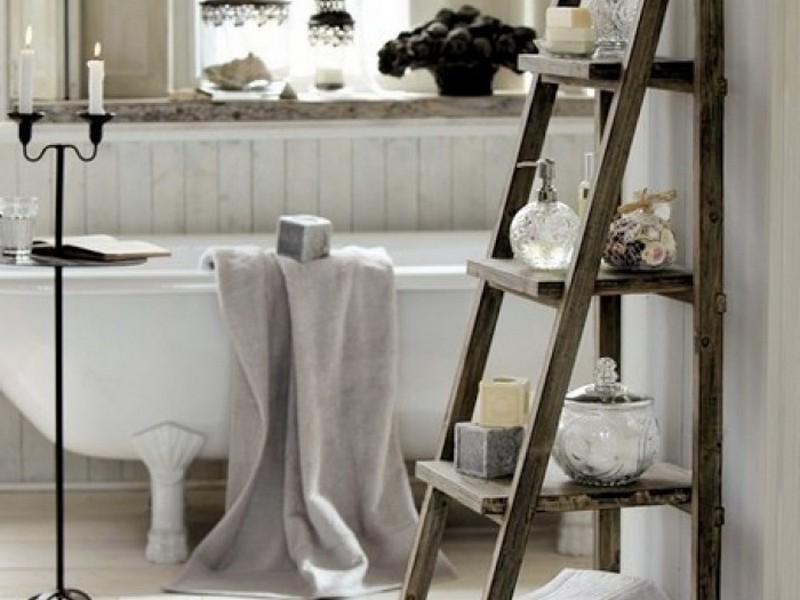 Ladder Towel Rack Bathroom