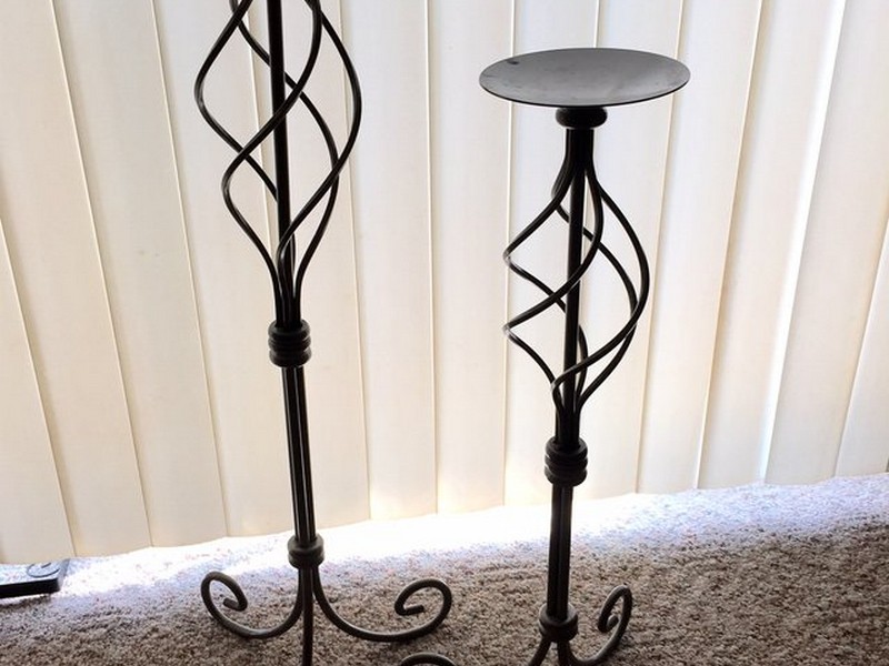 Large Floor Candle Holders