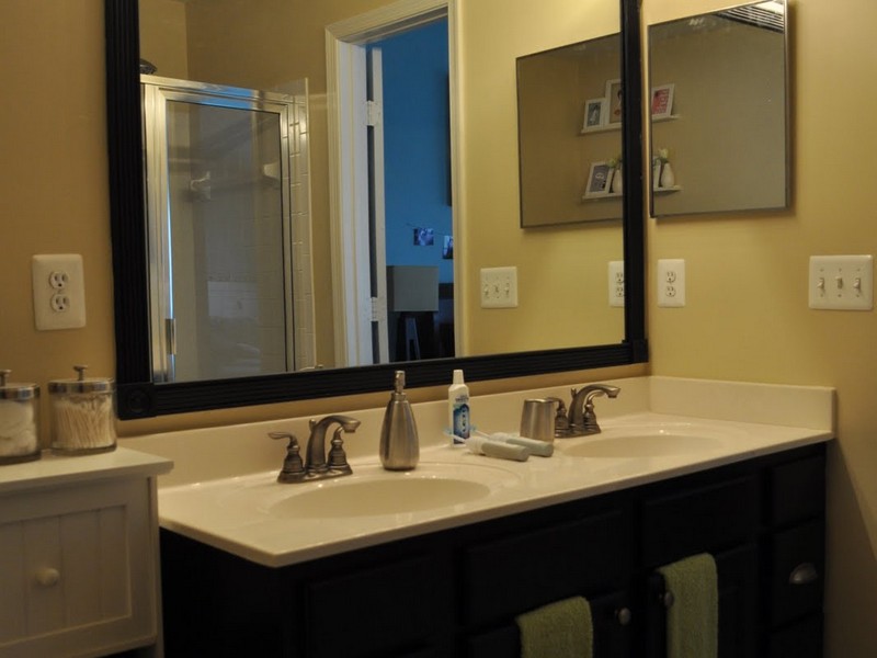 Large Framed Mirrors For Bathrooms