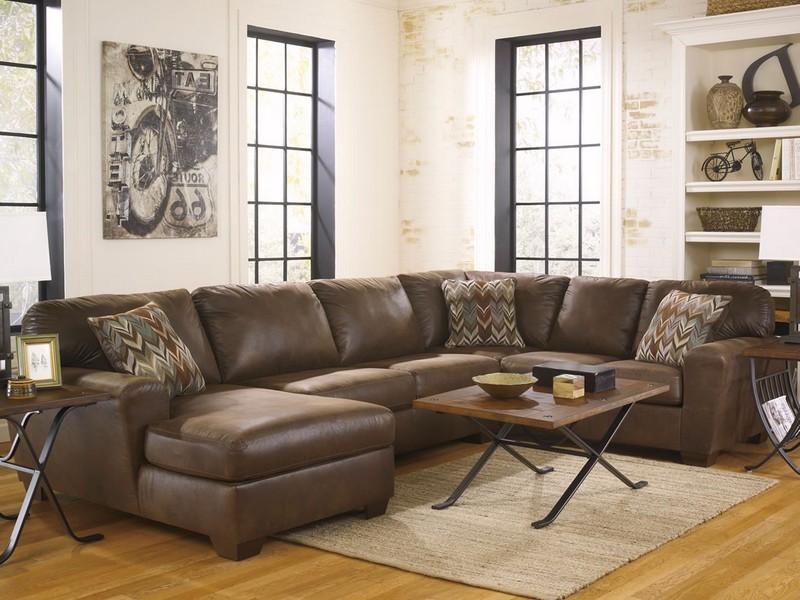 Large Leather Sectional Sofas
