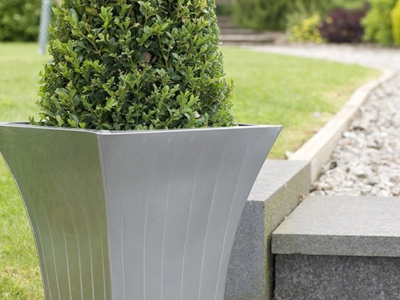 Large Metal Planters