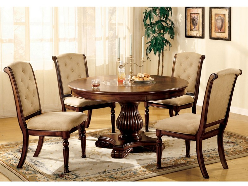 Large Round Dining Table With Lazy Susan